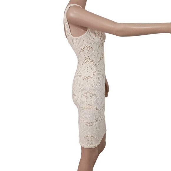 Intimately Free People Lace Dress XS Medallion Bodycon Coquette Siren Vamp Sexy - Picture 3 of 16